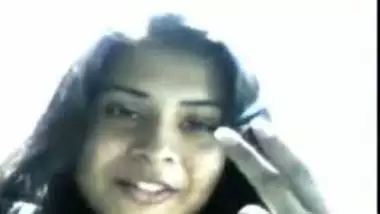 Beautiful Indian girl giving blowjob to BF in car