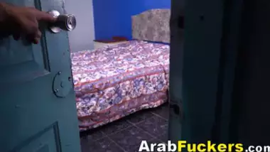 Big Tits Arab Sucks Two Big Cocks For Cash