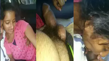 Young lovers car sex video