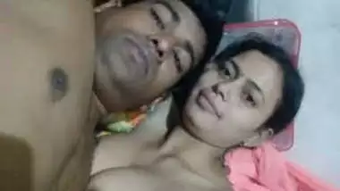 Bengali Bhabhi with her Husband Playing Boob