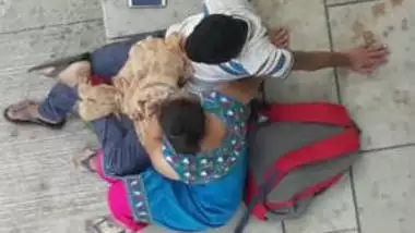 indian couple outdoor blowjob on steps