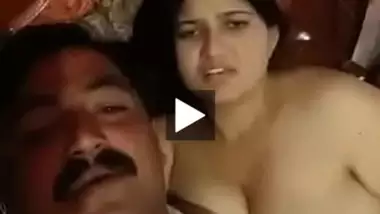 Busty Desi aunty nude with her husband’s friend