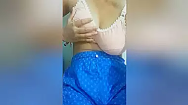 Beautiful Girl Pressing Boobs Abd Fucked By Huge Cock She Is Horny To Take Huge Cock And Want Anal Fuck Come On Baby