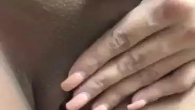 Tamil Desi pregnant XXX wife fingering her fat pussy on camera