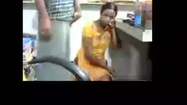 Pron video of a desi cutie fucking her boss in the grocery shop