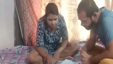 A student takes sex lessons in an Indian xxx video