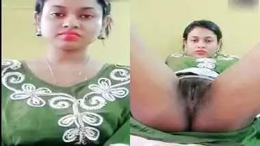 Horny village Desi nude girl bushy pussy fingering