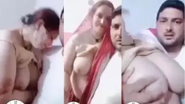 Jaipur man shows wife’s big boobs in Indian naked video