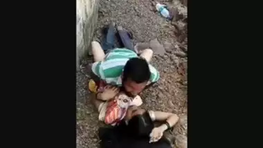 Couple outdoor sex Captured